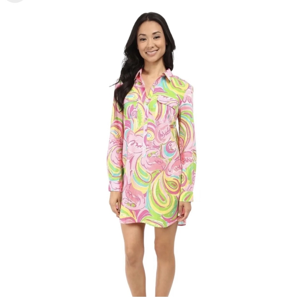 Lilly Pulitzer Captiva Tunic Swim Cover Up XS